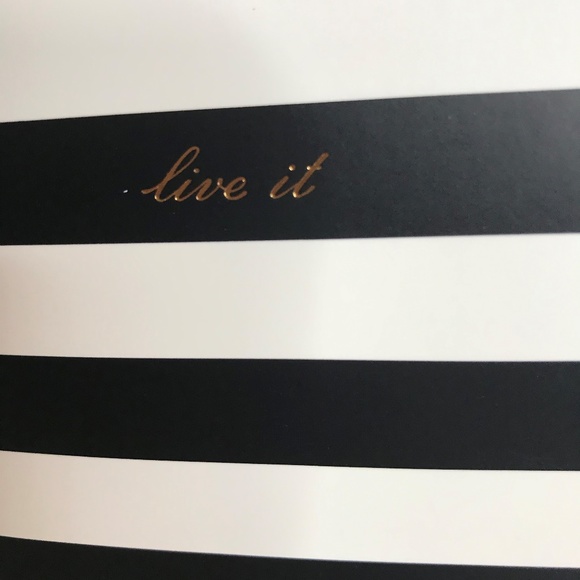 Kate Spade Black Strip Notebook Set - Picture 3 of 8